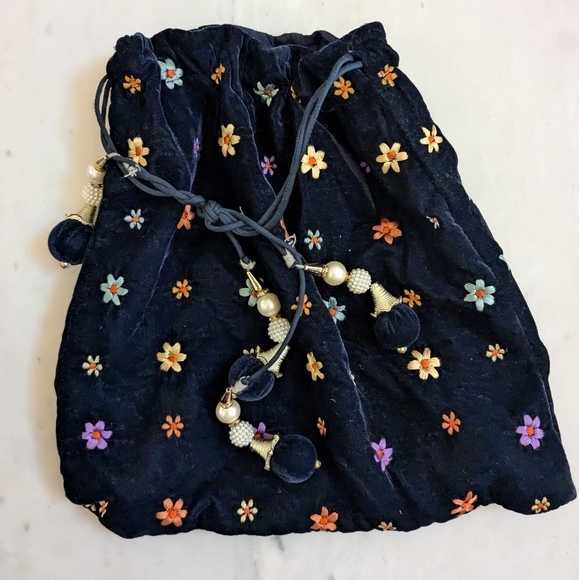 Embroidered Velvet Lehenga - Picture 10 of 11